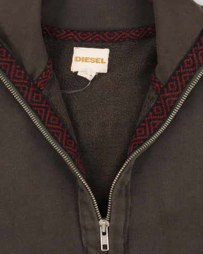 Vintage Y2k 00s Diesel Zip-Up Jumper - M