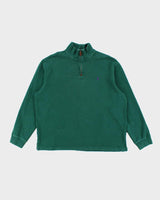 Polo Ralph Lauren Green Quarter Zip Sweatshirt - XL