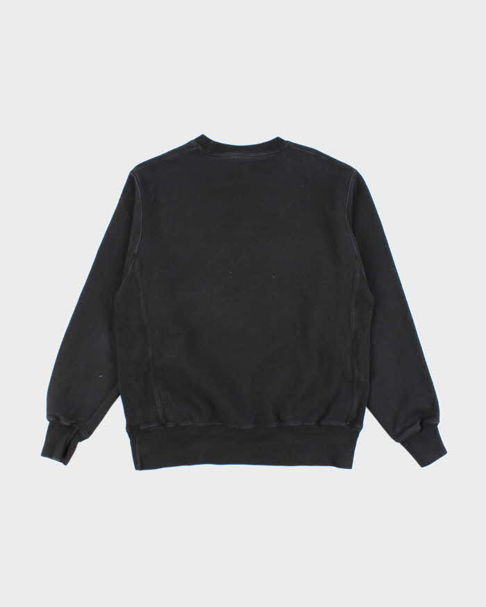 Champion Black Reverse Weave Crew Neck - M