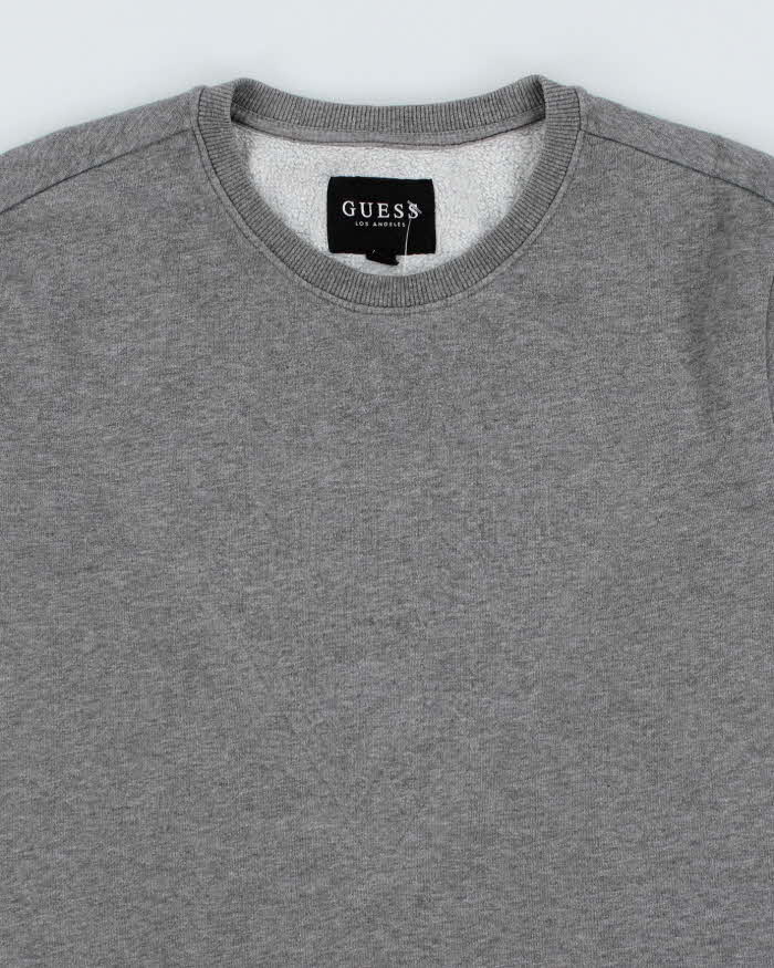 Vintage 2000's Guess Embossed Logo Sweatshirt - M