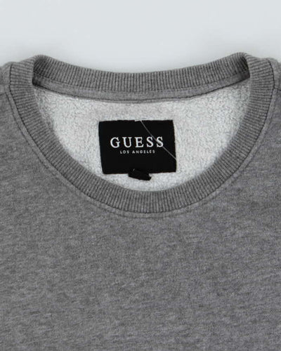 Vintage 2000's Guess Embossed Logo Sweatshirt - M