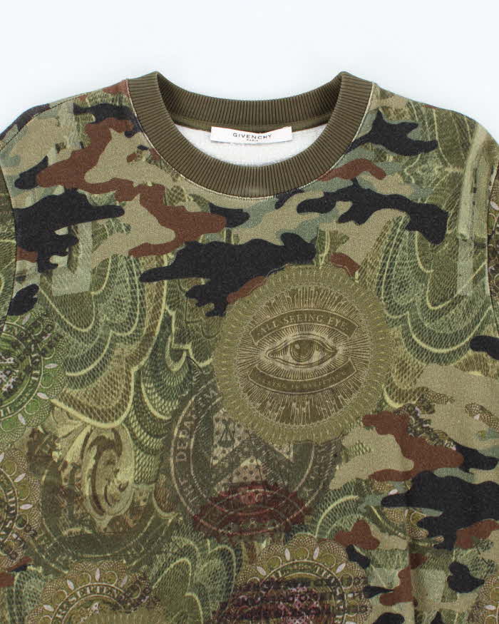 Vintage 2000's Givenchy All Over Print Sweatshirt - XS