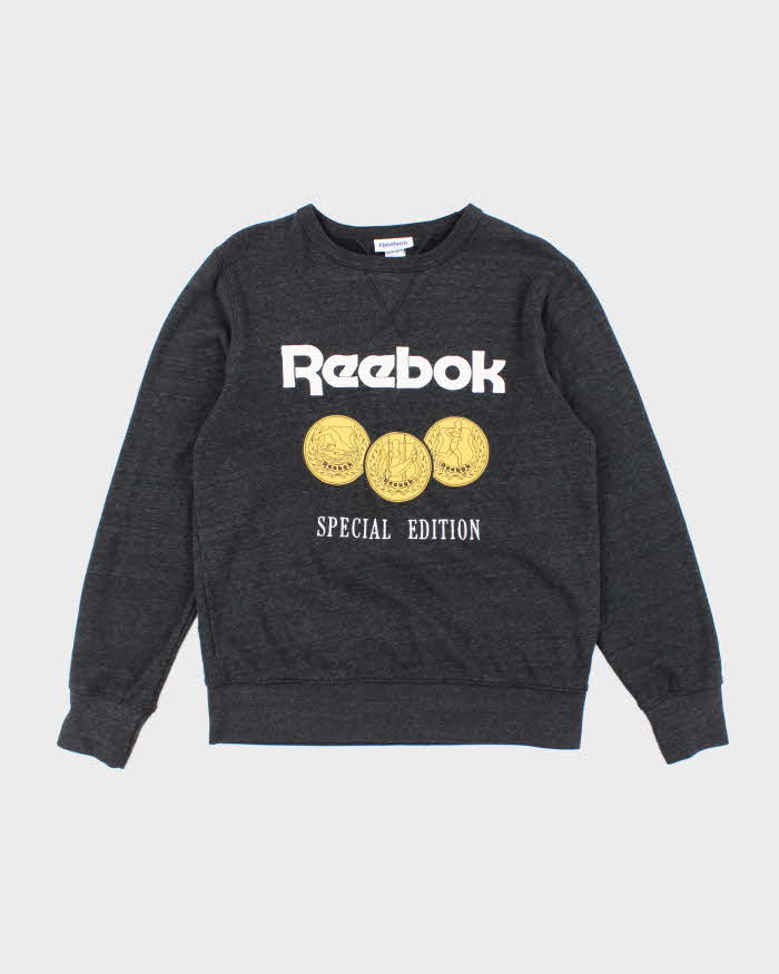 Vintage Reebok Special Edition Embroidered Medals Sweatshirt - M