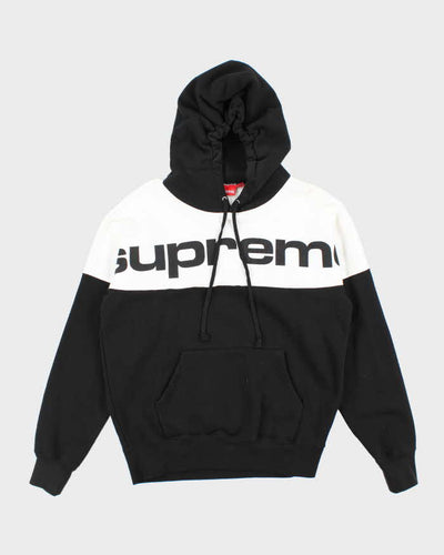 Supreme New York Heavyweight Two-Tone Spell Out Hoodie - L