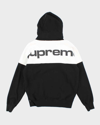 Supreme New York Heavyweight Two-Tone Spell Out Hoodie - L