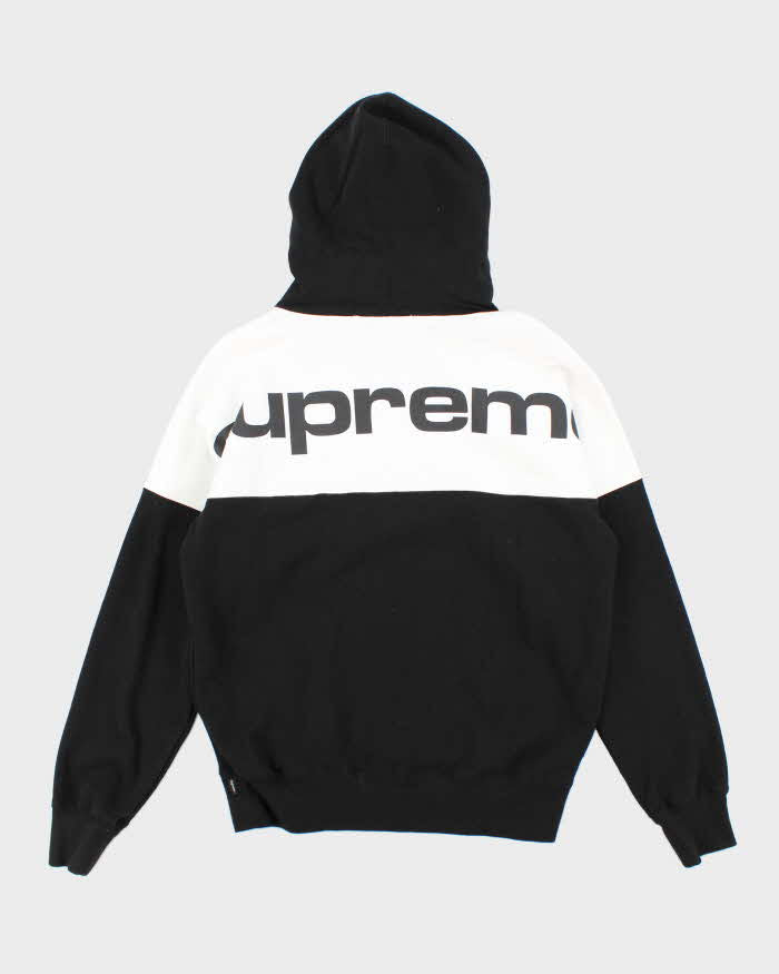 Supreme New York Heavyweight Two-Tone Spell Out Hoodie - L