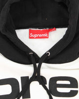 Supreme New York Heavyweight Two-Tone Spell Out Hoodie - L