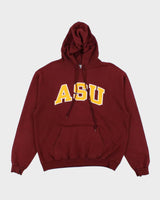 Vintage Champion ASU Patched Hoodie - L