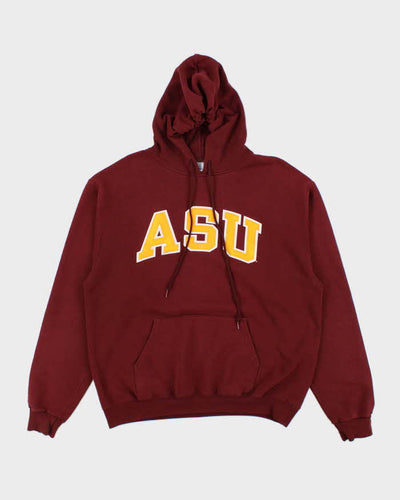Vintage Champion ASU Patched Hoodie - L