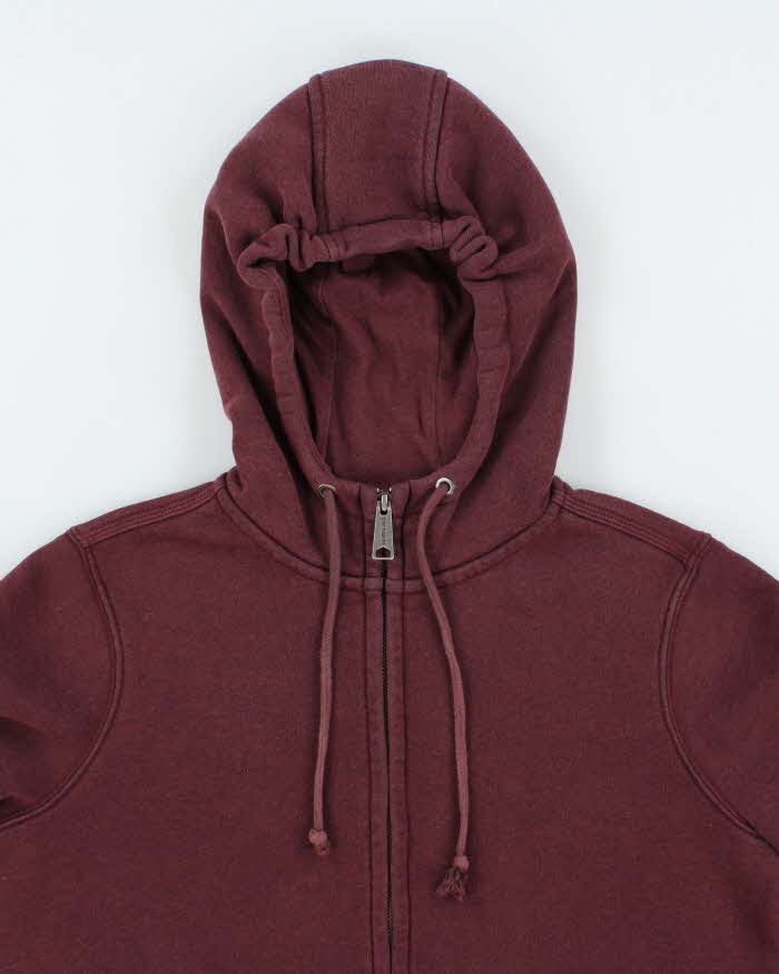 Vintage Y2K Carhartt Small Patch Zip Up Hoodie - S