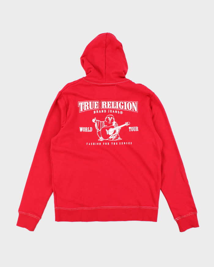 Vintage 2000's True Religion Small Logo Zip Up Hoodie - L