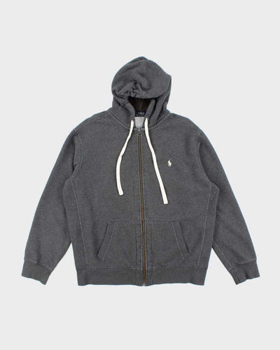Polo Ralph Lauren Grey Zip-Up Hoodie - XL