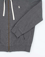 Polo Ralph Lauren Grey Zip-Up Hoodie - XL