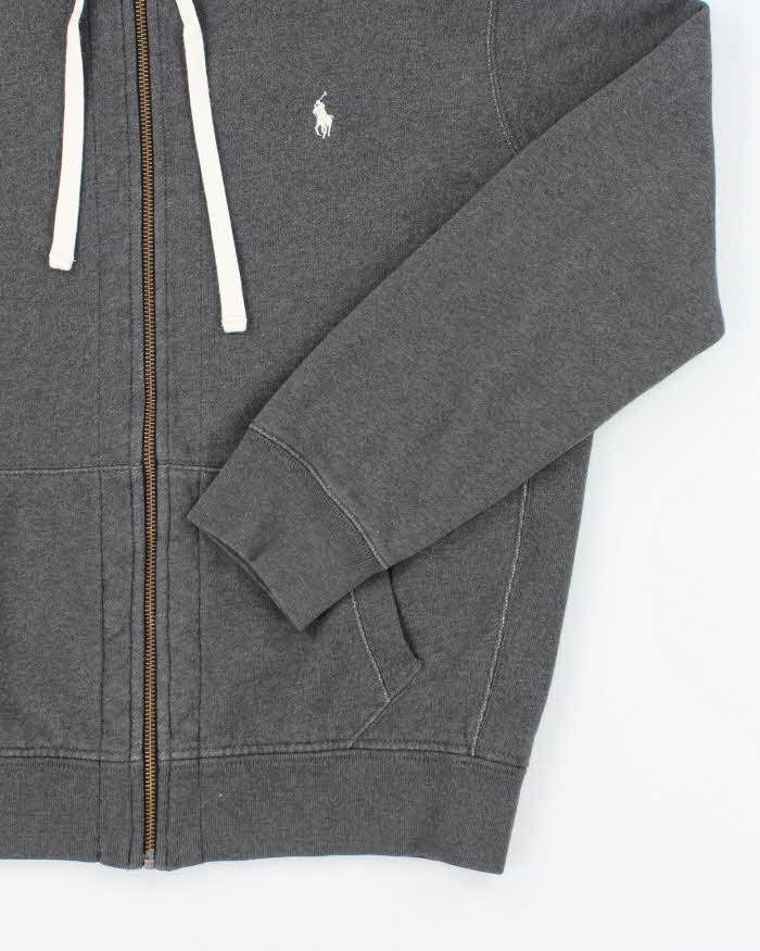 Polo Ralph Lauren Grey Zip-Up Hoodie - XL