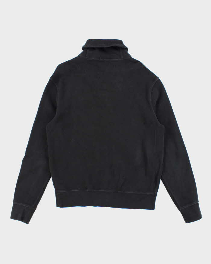 Polo Ralph Lauren Black Shawl Neck Sweatshirt - M