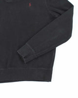 Polo Ralph Lauren Black Shawl Neck Sweatshirt - M