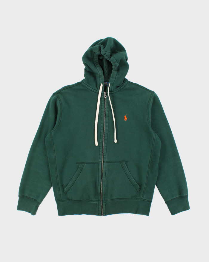 Vintage Polo Ralph Lauren Reverse Weave Zip-up Hoodie - M