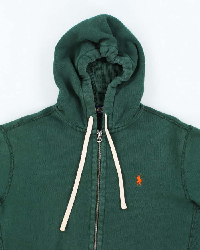 Vintage Polo Ralph Lauren Reverse Weave Zip-up Hoodie - M