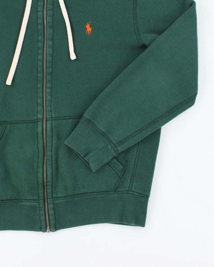 Vintage Polo Ralph Lauren Reverse Weave Zip-up Hoodie - M