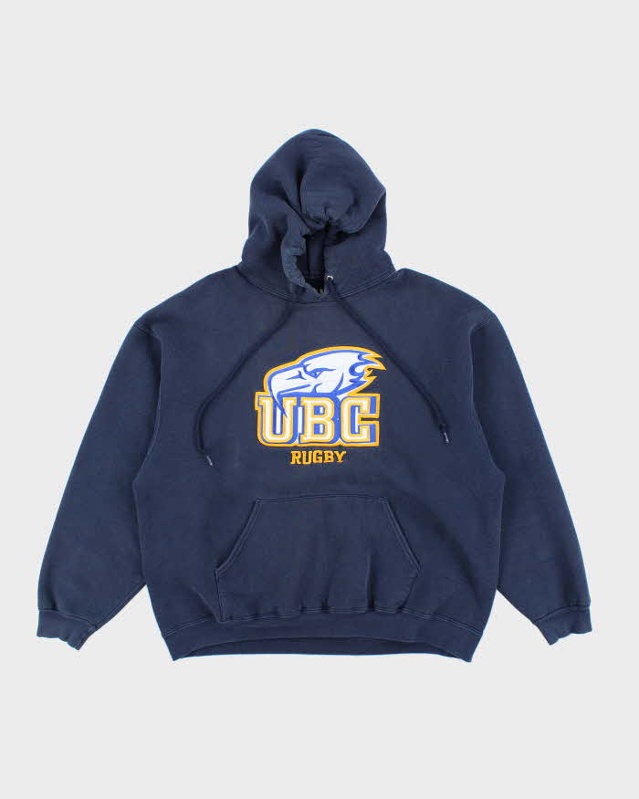 UBC Rugby Navy Blue Pullover Hoodie - XL