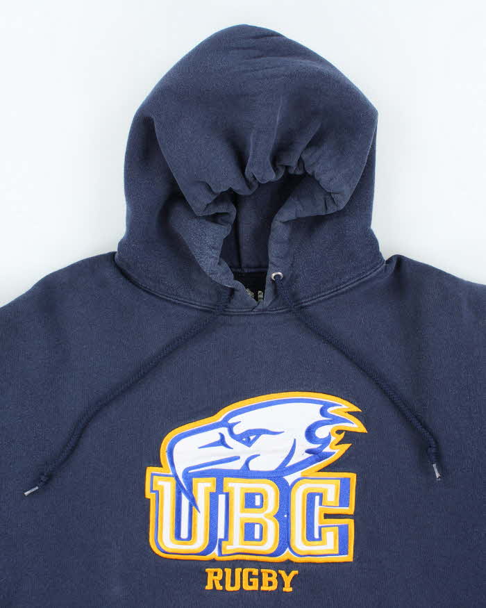 UBC Rugby Navy Blue Pullover Hoodie - XL