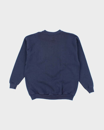 Vintage 1990s Disney Mickey Print Navy Blue Sweatshirt - M