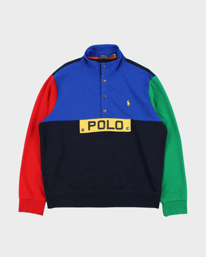 Vintage Polo Ralph Lauren Snap-T Sweatshirt - L