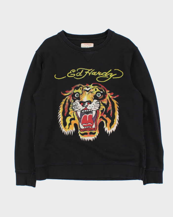 Vintage Ed Hardy Graphic Sweatshirt - XL