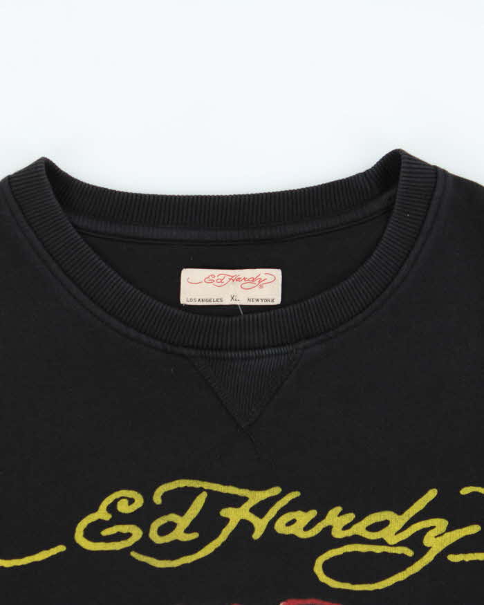 Vintage Ed Hardy Graphic Sweatshirt - XL