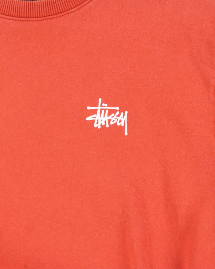 Vintage Stussy Burnt Orange Sweatshirt - XL