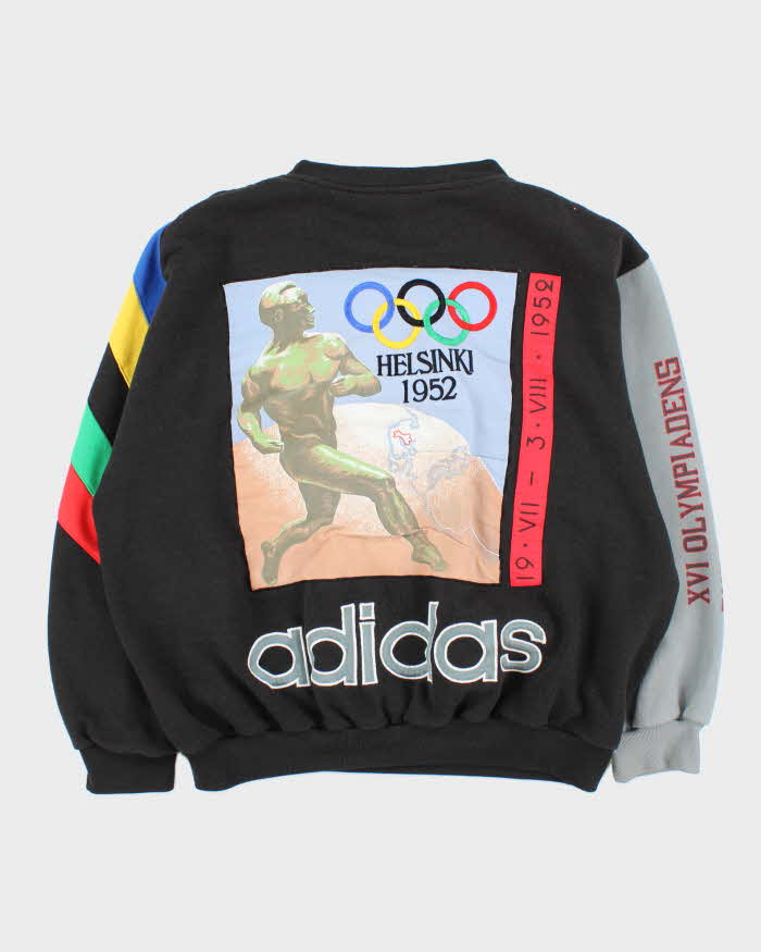 Vintage 80s Adidas Stockholm 1956 Olympics Sweatshirt - L
