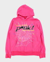 Vintage Spider P*ink Hoodie - M