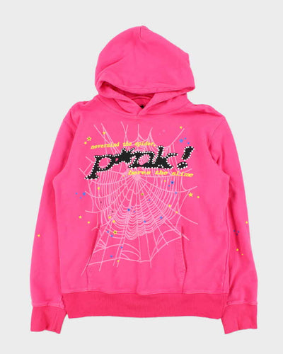 Vintage Spider P*ink Hoodie - M