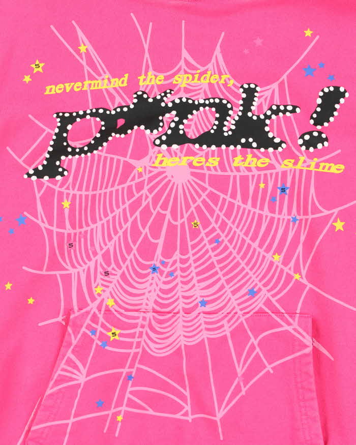 Vintage Spider P*ink Hoodie - M