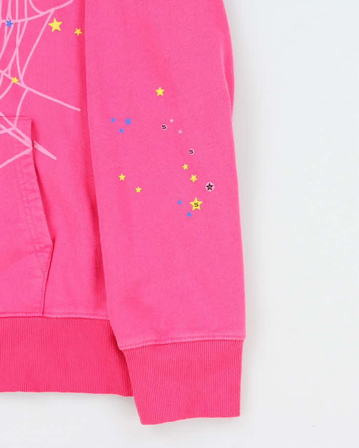 Vintage Spider P*ink Hoodie - M