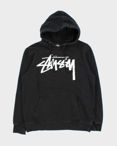 Vintage Stussy Black Hoodie - M