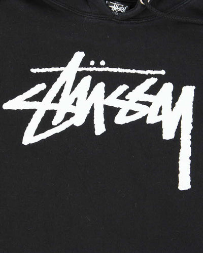 Vintage Stussy Black Hoodie - M