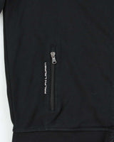 Polo Ralph Lauren Black Large Pony Zip Up Jumper - L