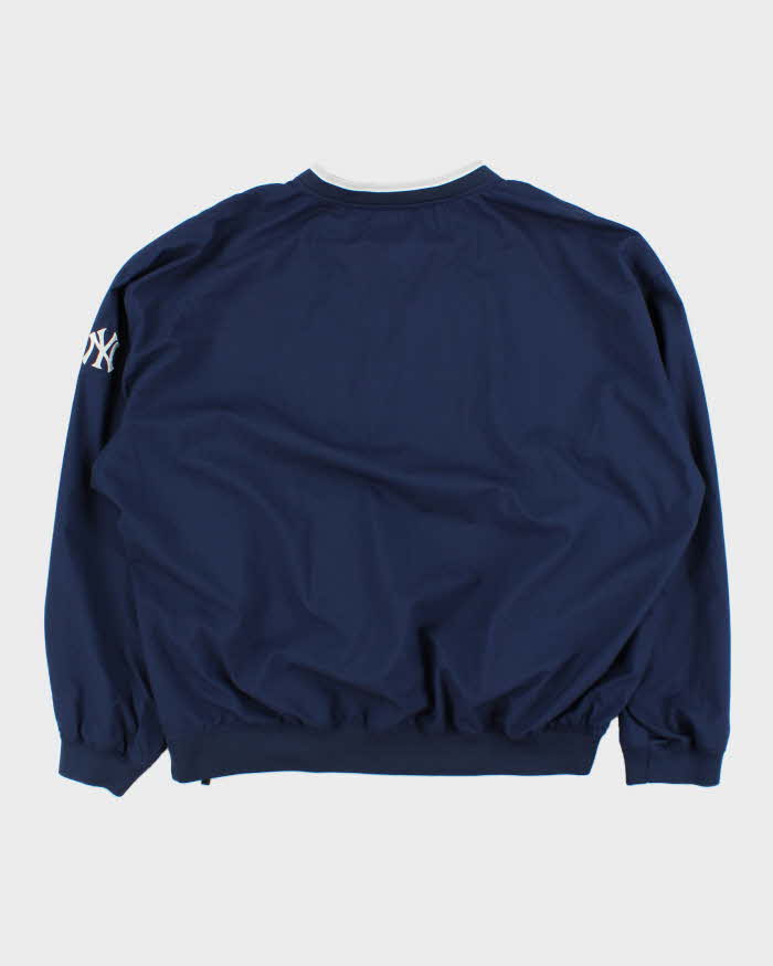 Vintage 00s Nike Team Yankees V-Neck Shell Pullover - XL