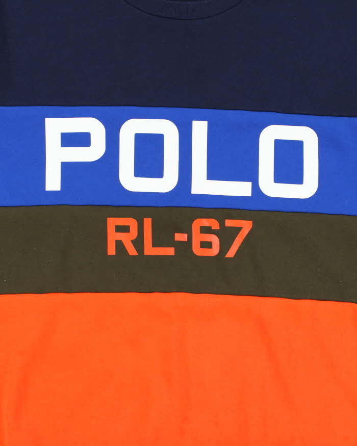 Polo Ralph Lauren PL - 67 Striped Crewneck Sweatshirt - XL