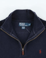 Vintage 00s Polo Ralph Lauren Quarter Zip Sweatshirt - M