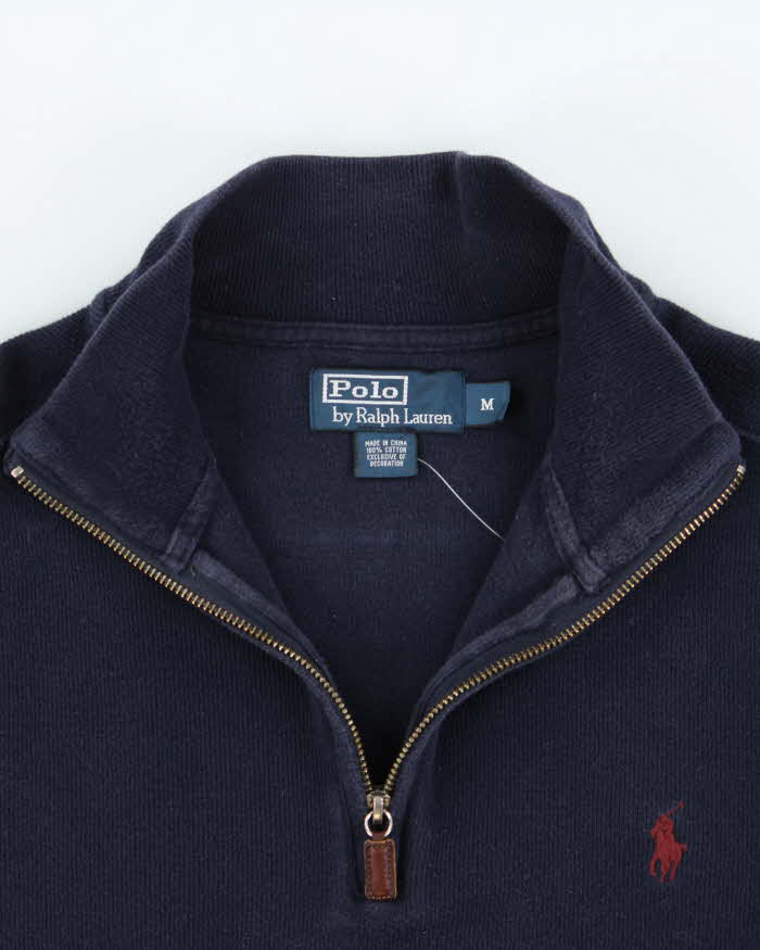 Vintage 00s Polo Ralph Lauren Quarter Zip Sweatshirt - M