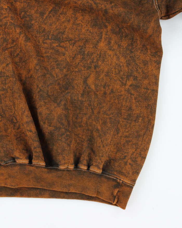 Vintage 1990s Hanes Graphic Acid Wash Crewneck Sweatshirt - XL