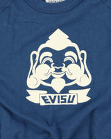 Vintage Y2K 00s Evisu Graphic Short Sleeve Crewneck Sweatshirt - L