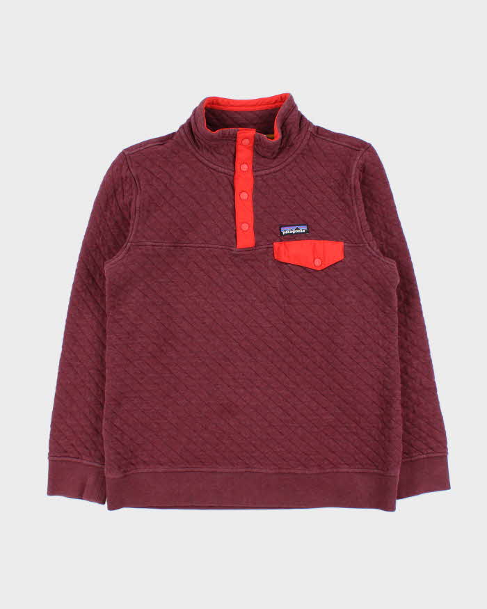 Patagonia Synchilla Snap T Quilted Pullover Sweatshirt - M