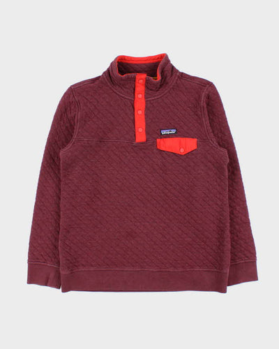 Patagonia Synchilla Snap T Quilted Pullover Sweatshirt - M