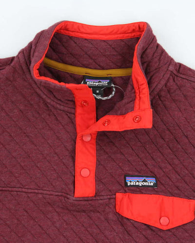 Patagonia Synchilla Snap T Quilted Pullover Sweatshirt - M