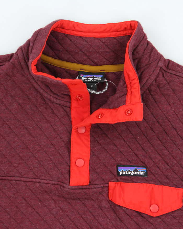 Patagonia Synchilla Snap T Quilted Pullover Sweatshirt - M