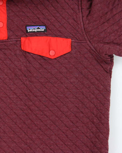 Patagonia Synchilla Snap T Quilted Pullover Sweatshirt - M