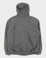 Carhartt Heavyweight Grey Zip Up Hoodie - M